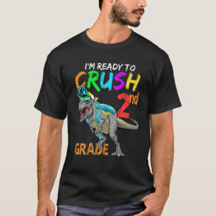 Ich bin bereit, den 2nd Grad T Rex Dinosaurier zur T-Shirt