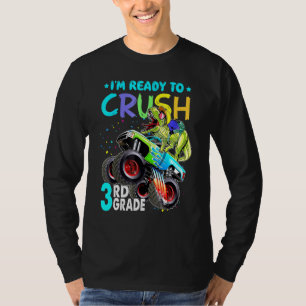 Ich bin bereit, den 3. Klasse Monstertruck T-Rex D T-Shirt