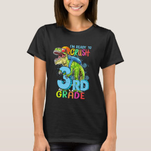 Ich bin bereit, den 3. Klasse T Rex Dinosaur glück T-Shirt