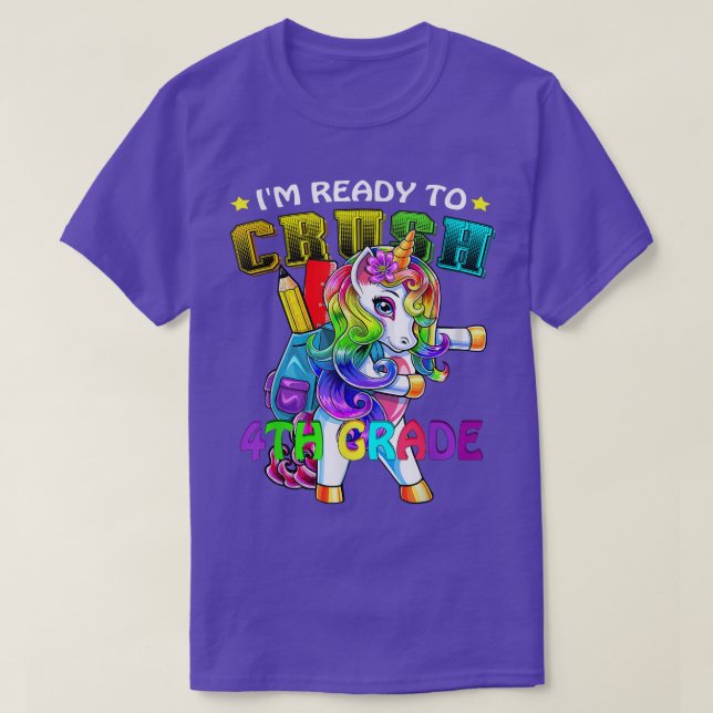 Ich bin bereit, den 4. Vater des Einhorns für den  T-Shirt (Design vorne)