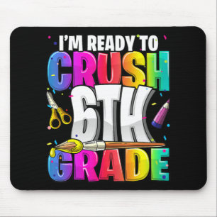 Ich bin bereit, den 6. Schulabschluss zu machen Mousepad