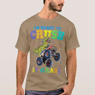 Ich bin bereit, den Dinosaurier-Monster-Truck der T-Shirt