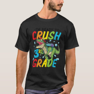 Ich bin bereit, den dritten Schulabschluss in Dino T-Shirt