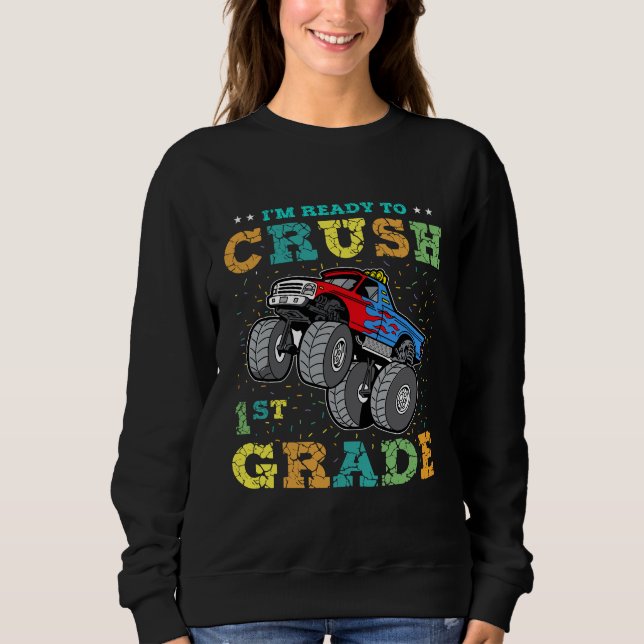 Ich bin bereit, den ersten Grad zu verkürzen Sweatshirt (Vorderseite)