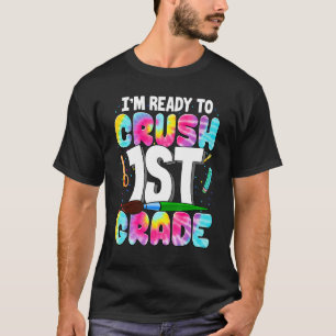 Ich bin bereit, den ersten Schulabschluss zurück i T-Shirt