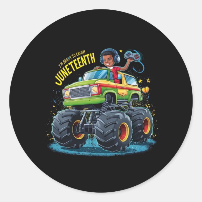 Ich bin bereit, den Junitelsten Sticker zu zerdrüc (Vorderseite)