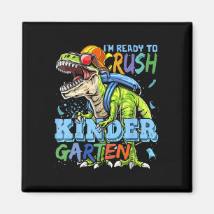 Ich bin bereit, den Kindergarten Dino T-Rex Ck zu  Magnet