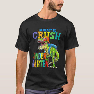 Ich bin bereit, den Kindergarten Dinosaurier wiede T-Shirt