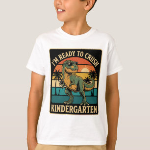 Ich bin bereit, den Kindergarten-Dinosaurier zu ze T-Shirt