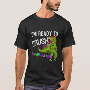 Ich bin bereit, den Kindergarten Dinosaurier zurüc T-Shirt