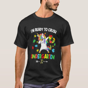 Ich bin bereit, den Kindergarten-Einhorn-Autismus T-Shirt