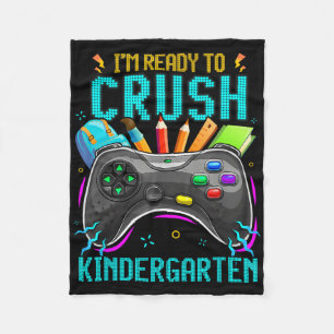 Ich bin bereit, den Kindergarten mit dem Video zur Fleecedecke