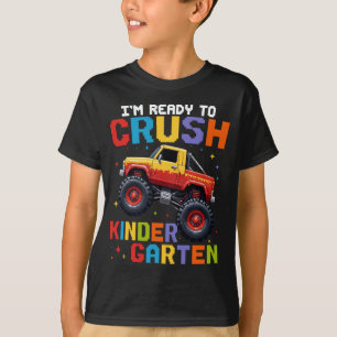 Ich bin bereit, den Kindergarten-Monster-LKW zu ze T-Shirt