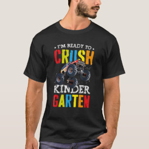 Ich bin bereit, den Kindergarten-Monster-LKW zu ze T-Shirt