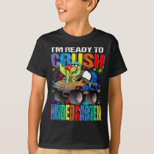 Ich bin bereit, den Kindergarten-Monster-LKW zu ze T-Shirt