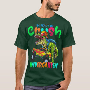 Ich bin bereit, den Kindergarten Truck Dinosaurier T-Shirt