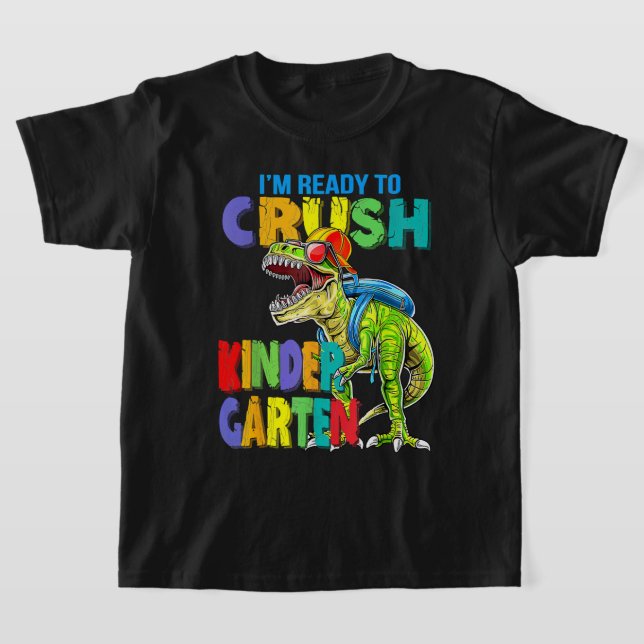 Ich bin bereit, den Kindergarten wieder zum Schulf T-Shirt (Ablage )