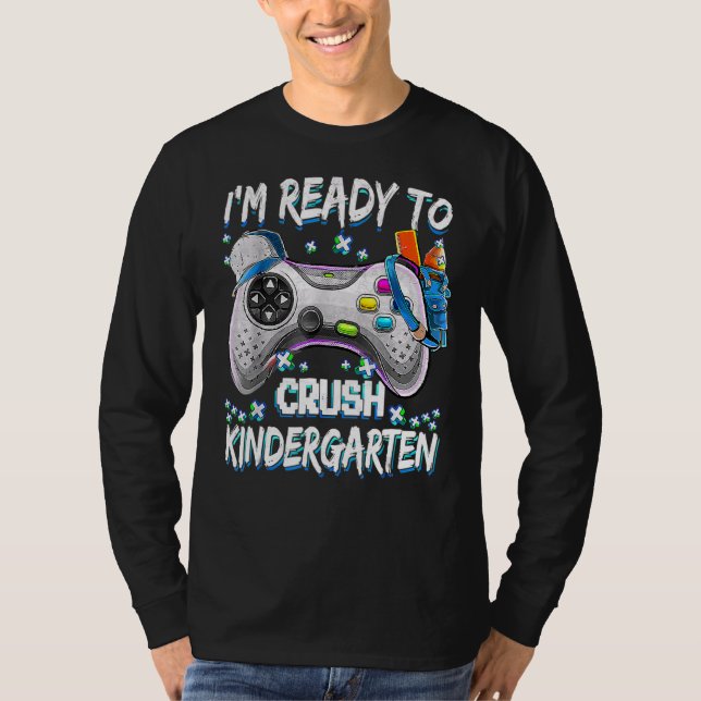Ich bin bereit, den Kindergarten wieder zum Video  T-Shirt (Vorderseite)