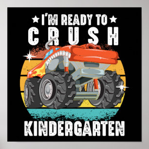 Ich bin bereit, den Kindergarten wieder zur Schule Poster