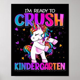 Ich bin bereit, den Kindergarten wieder zur Schulk Poster