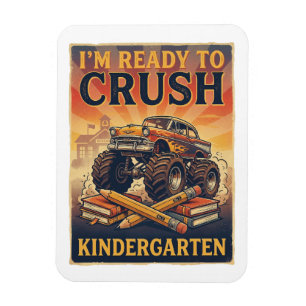 Ich bin bereit, den Kindergarten zu rocken Magnet