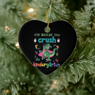 Ich bin bereit, den Kindergarten zu zerschlagen Keramik Ornament