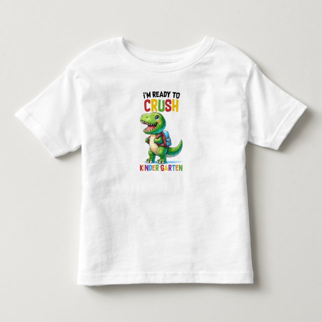 Ich bin bereit, den Kindergarten zu zerschlagen Kleinkind T-shirt (Vorderseite)