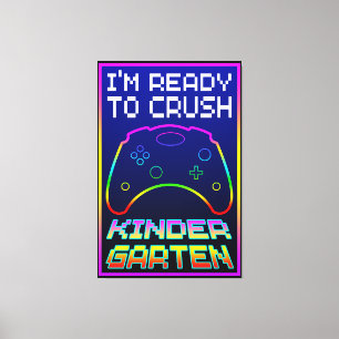 ICH BIN BEREIT, DEN KINDERGARTEN ZU ZERSTÖREN LEINWANDDRUCK