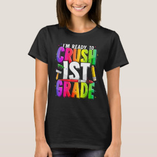 Ich bin bereit, den Lehrer der 1. Klasse zurück na T-Shirt
