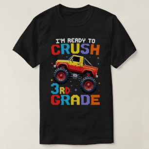 Ich bin bereit, den Monster-LKW der dritten Klasse T-Shirt