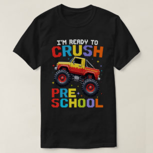 Ich bin bereit, den Monster-LKW der Vorschule zu z T-Shirt
