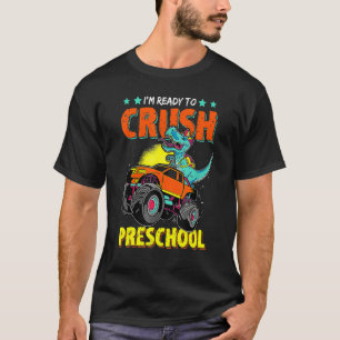 Ich bin bereit, den Preschool-Dino-Monster-Lkw 1 z T-Shirt