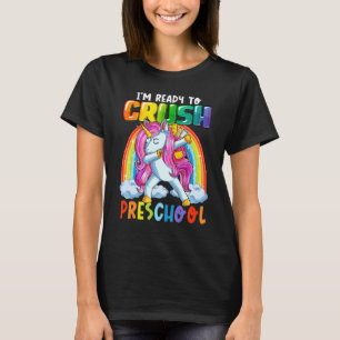 Ich bin bereit, den Vorschul-Einhorn-Ersttag zu kn T-Shirt
