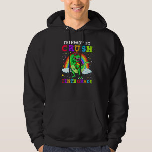 Ich bin bereit, den zehnten Grad T Rex Dinosaur Sc Hoodie
