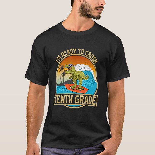 Ich bin bereit, den zehnten Schulabschluss wieder  T-Shirt (Vorderseite)