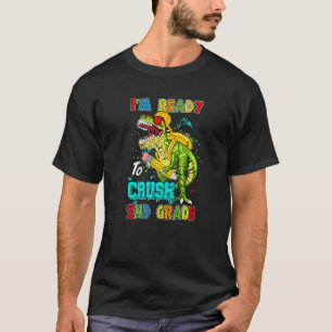 Ich bin bereit, den zweiten Schulabschluss in Dino T-Shirt