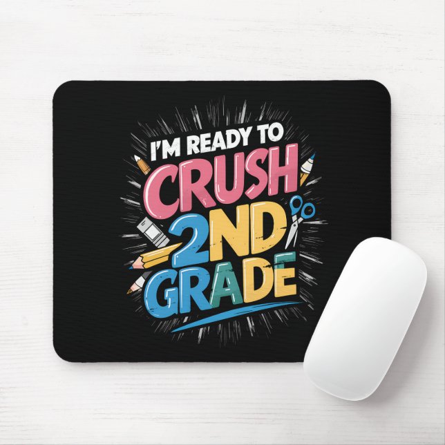Ich bin bereit, den zweiten Schulabschluss zu mach Mousepad (Mit Mouse)