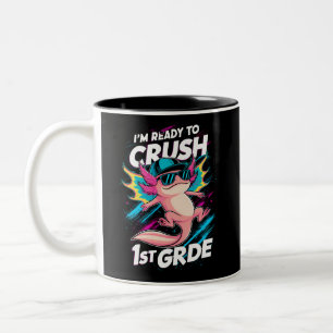 Ich bin bereit, die 1. Klasse Axolotl-Rückkehr zur Zweifarbige Tasse