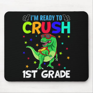 Ich bin bereit, die 1. Klasse T-Rex-Dinosaurier zu Mousepad