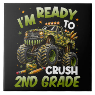Ich bin bereit, die 2. Klasse Monstertruck zu zerm Fliese