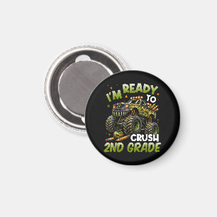 Ich bin bereit, die 2. Klasse Monstertruck zu zerq Magnet