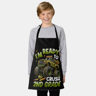 Ich bin bereit, die 2. Klasse Monstertruck zu zerq Schürze