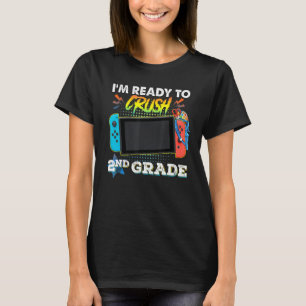 Ich bin bereit, die 2nd Grade Video Game Boys zurü T-Shirt
