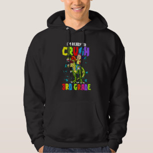 Ich bin bereit, die 3. Klasse Dinosaurier zurück z Hoodie