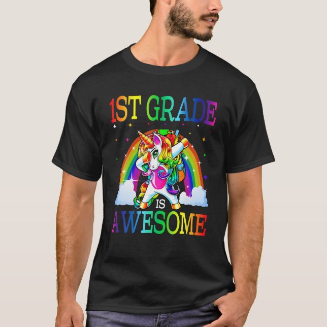Ich bin bereit, die 3D-Klasse wieder nach Schoo zu T-Shirt (Vorderseite)