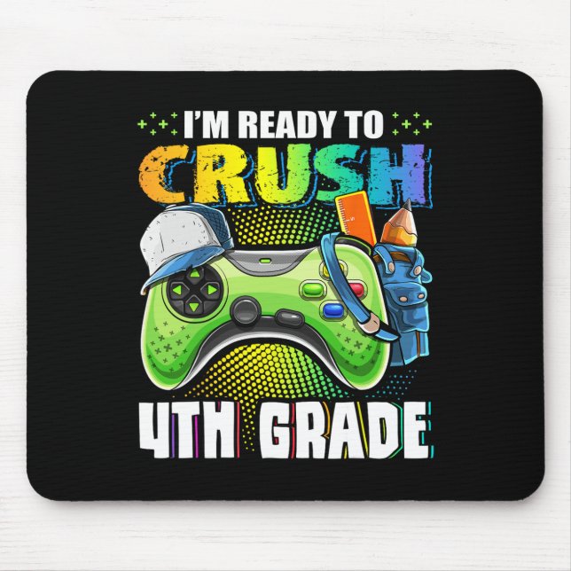 Ich bin bereit, die 4. Klasse zu knacken - Ck-Vide Mousepad (Vorne)
