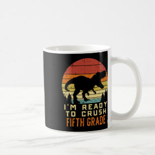 Ich bin bereit, die 5. fünfte Klasse Dinosaurier C Kaffeetasse