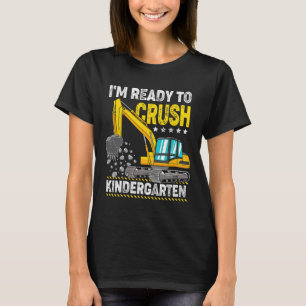 Ich bin bereit, die Baustellenfahrzeuge im Kinderg T-Shirt