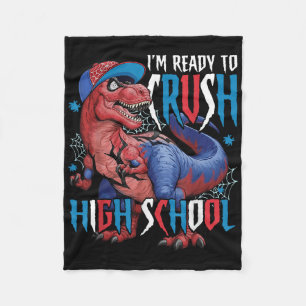 Ich bin bereit, die Dinosaurier der High School wi Fleecedecke