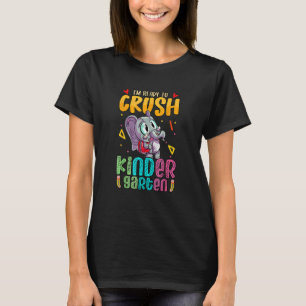 Ich bin bereit, die Kindergarten-Elefanten-Kinder T-Shirt